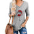 Christmas Wine Glass Print Plus Size Women Clothing