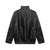 Leather Clothing With Stand Collar Coat For Men