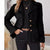 Casual Fashion Cold-proof Warm Fur Integrated Lapel Pocket Jacket