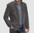 Men's Jacket Winter Stand Collar Button-up Coat Casual Blazer Outerwear Clothing