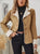 Casual Fashion Cold-proof Warm Fur Integrated Lapel Pocket Jacket