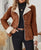 Casual Fashion Cold-proof Warm Fur Integrated Lapel Pocket Jacket