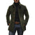 Men's Jacket Winter Stand Collar Button-up Coat Casual Blazer Outerwear Clothing